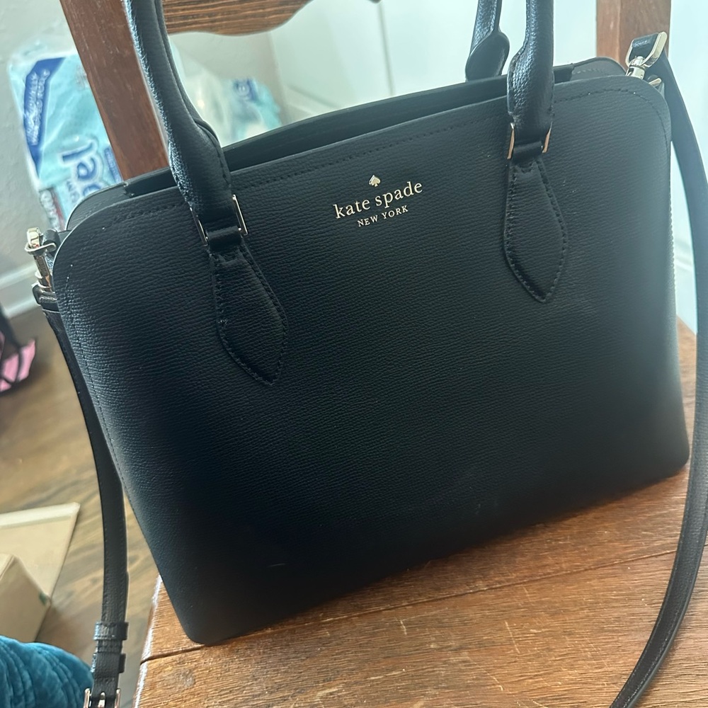 Kate Spade Black Satchel with Detachable Strap